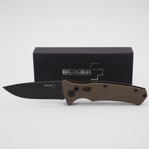 Böker Plus Strike Coyote Spearpoint Messer