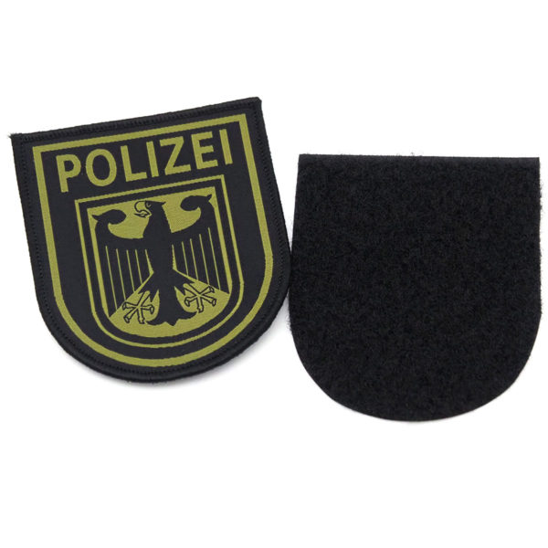 Patch Bundespolizei schwarz / oliv