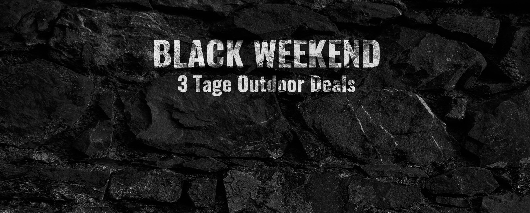 Schön Outdoor Slider Black Weekend ohne Text